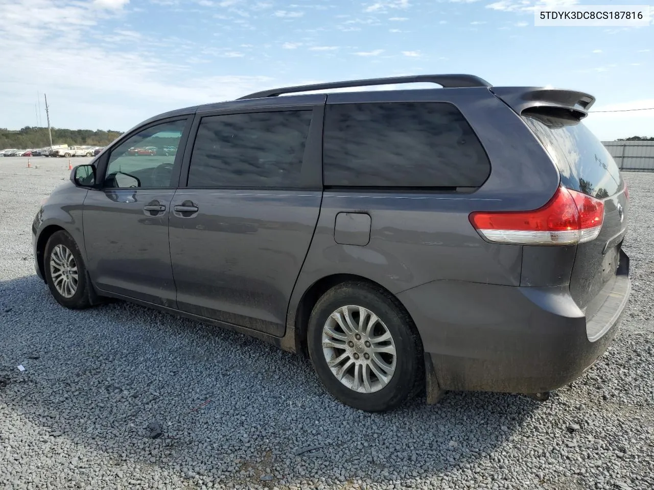 2012 Toyota Sienna Xle VIN: 5TDYK3DC8CS187816 Lot: 75478394