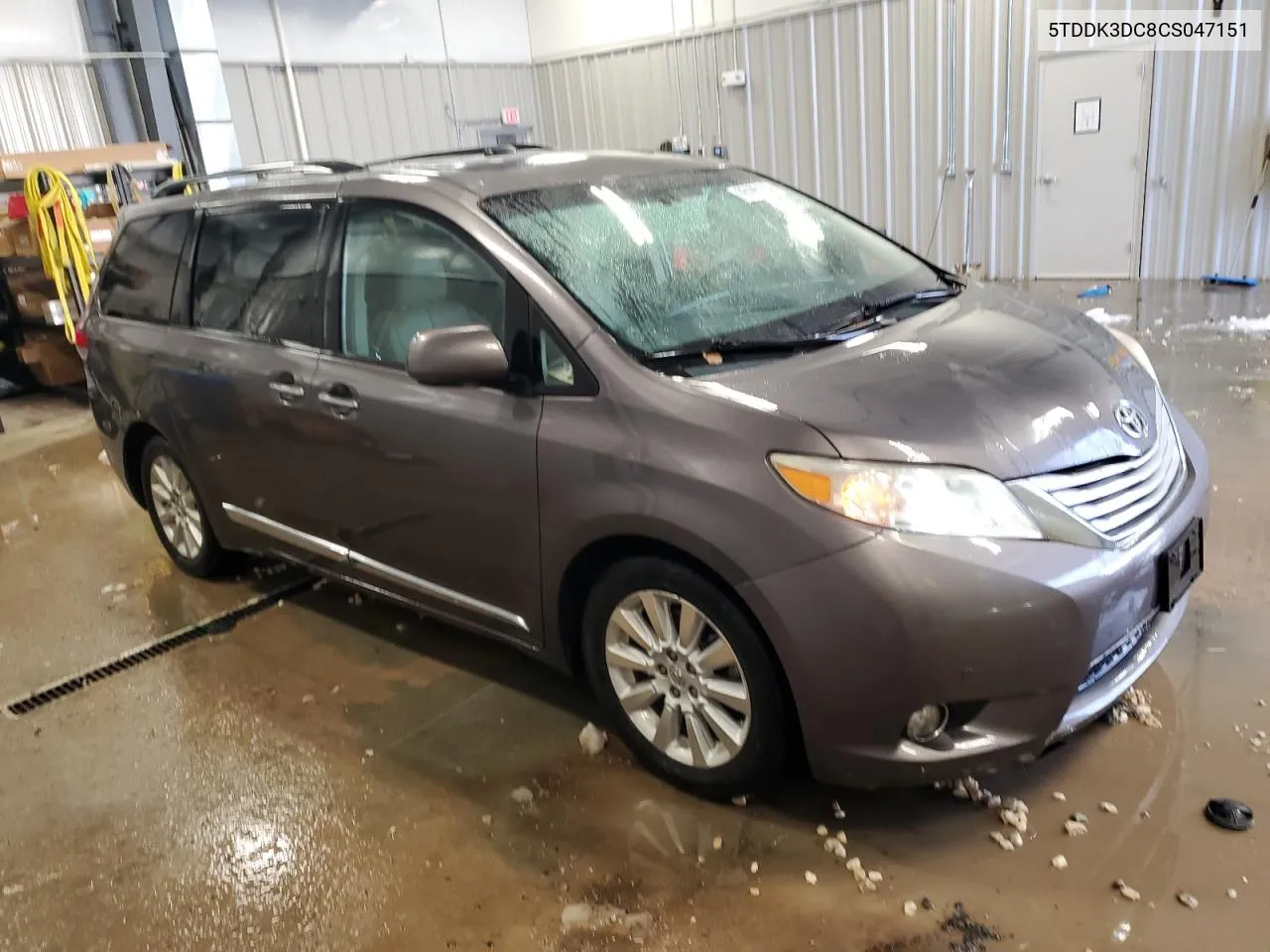 2012 Toyota Sienna Xle VIN: 5TDDK3DC8CS047151 Lot: 76190144