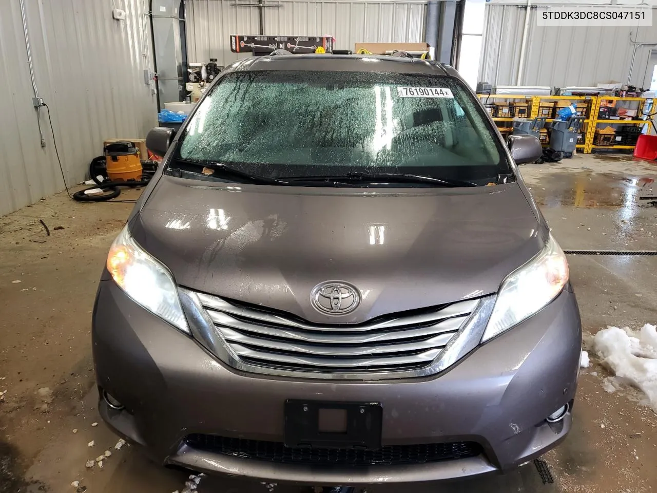 2012 Toyota Sienna Xle VIN: 5TDDK3DC8CS047151 Lot: 76190144