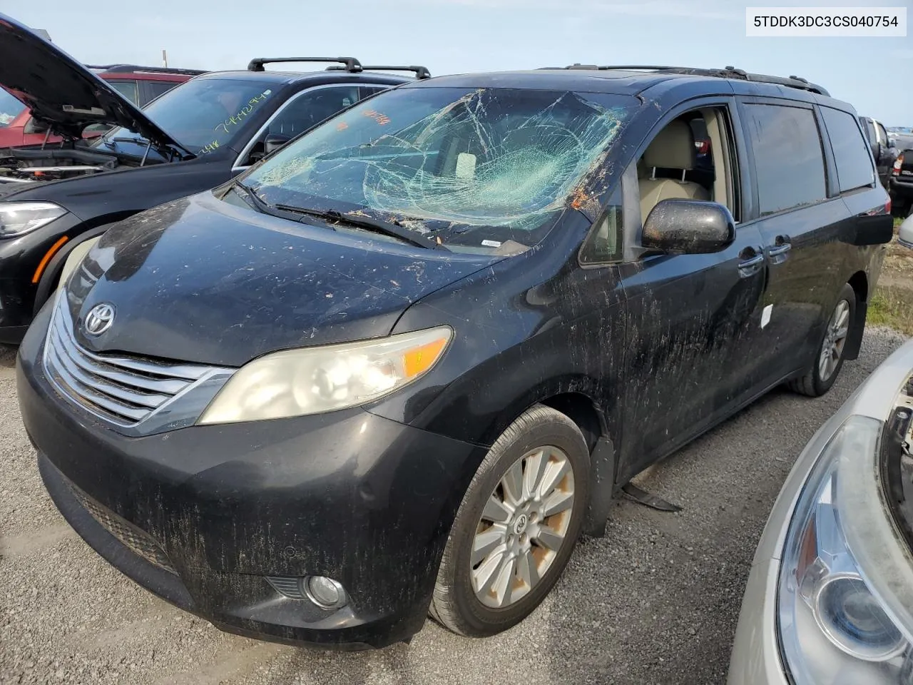 2012 Toyota Sienna Xle VIN: 5TDDK3DC3CS040754 Lot: 76415164