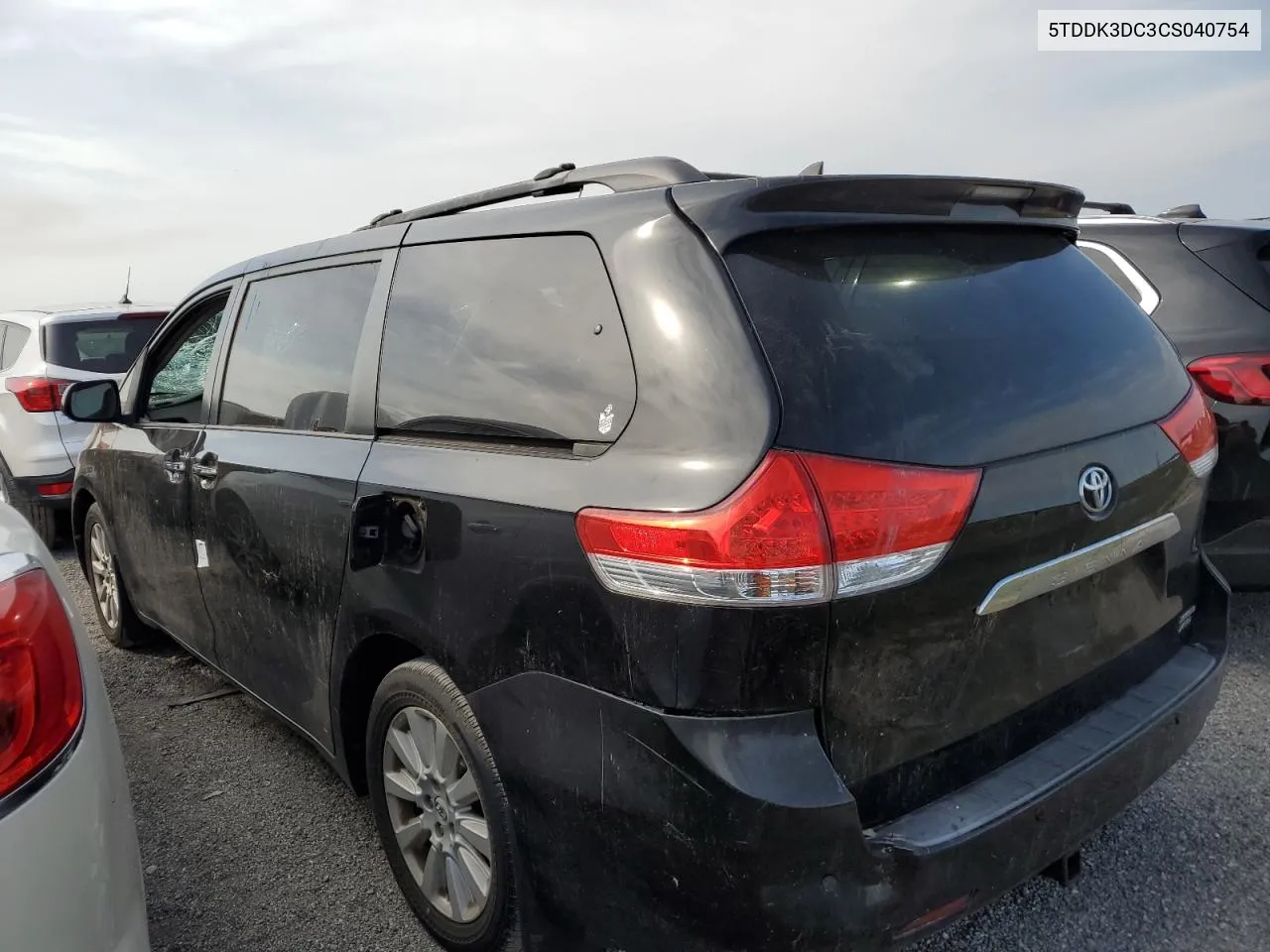 2012 Toyota Sienna Xle VIN: 5TDDK3DC3CS040754 Lot: 76415164