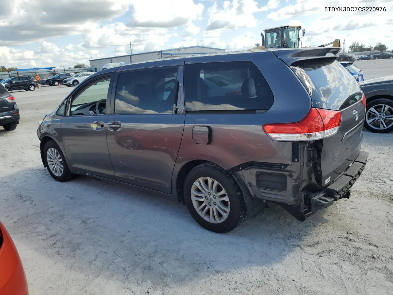 2012 Toyota Sienna Xle VIN: 5TDYK3DC7CS270976 Lot: 78170134