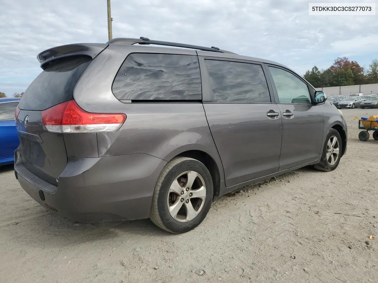 2012 Toyota Sienna Le VIN: 5TDKK3DC3CS277073 Lot: 78535414