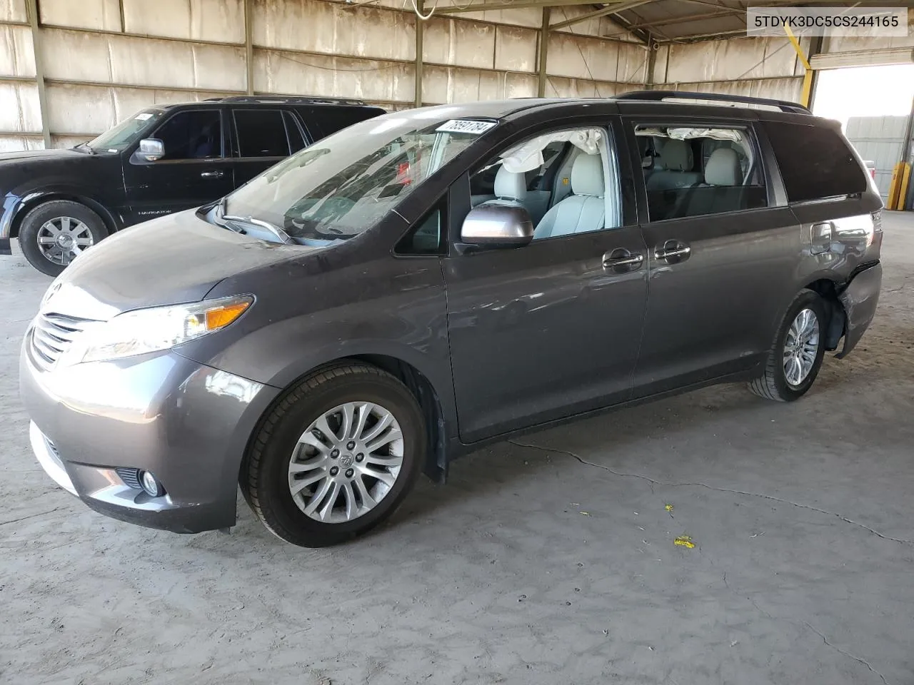 2012 Toyota Sienna Xle VIN: 5TDYK3DC5CS244165 Lot: 78591784