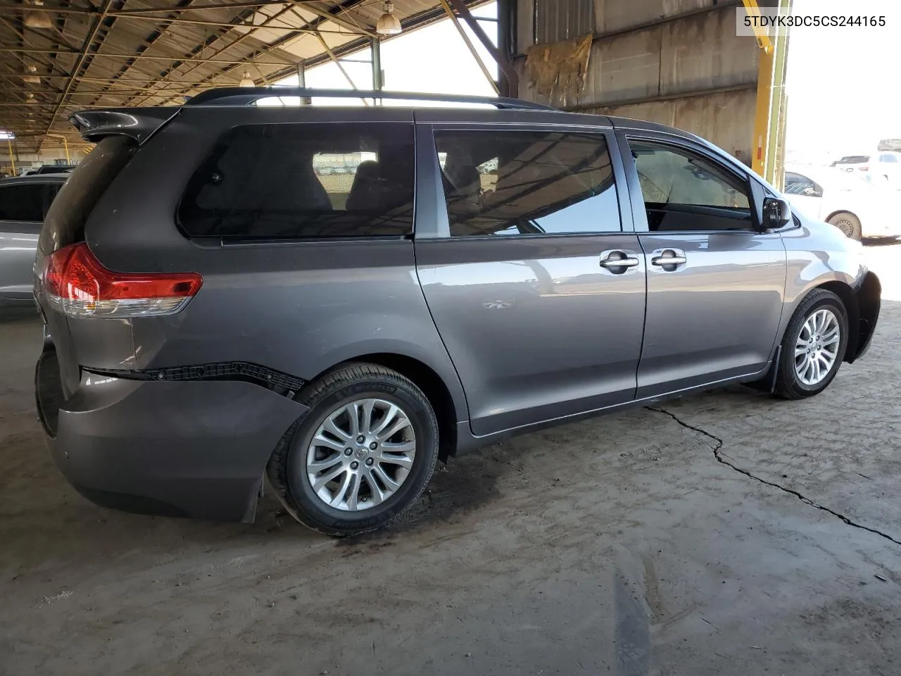 2012 Toyota Sienna Xle VIN: 5TDYK3DC5CS244165 Lot: 78591784