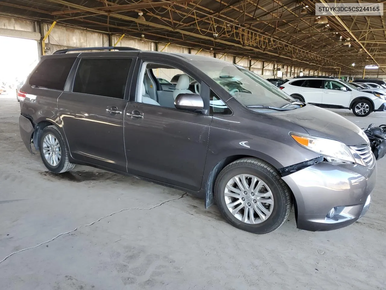 2012 Toyota Sienna Xle VIN: 5TDYK3DC5CS244165 Lot: 78591784