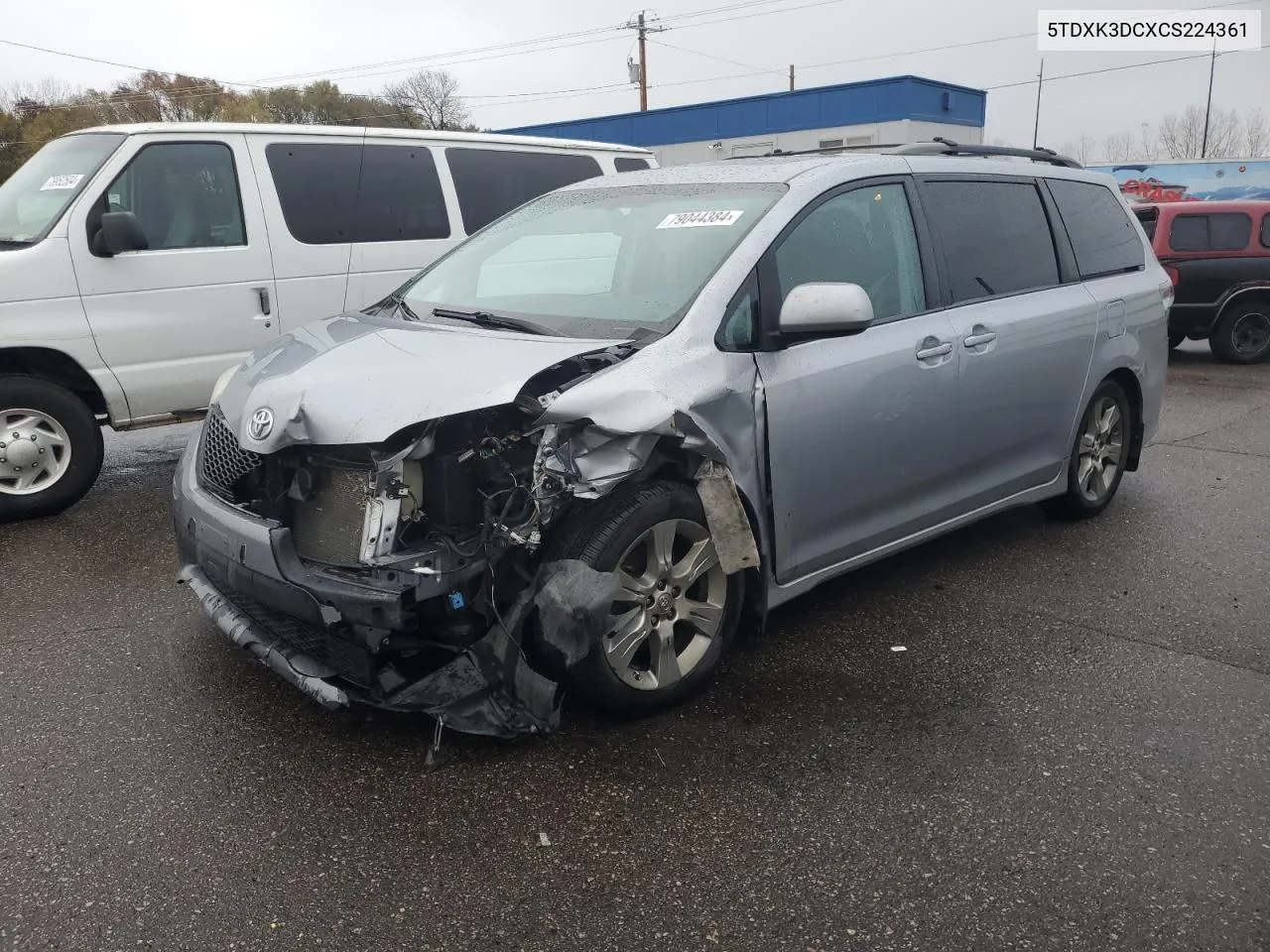 2012 Toyota Sienna Sport VIN: 5TDXK3DCXCS224361 Lot: 79044384