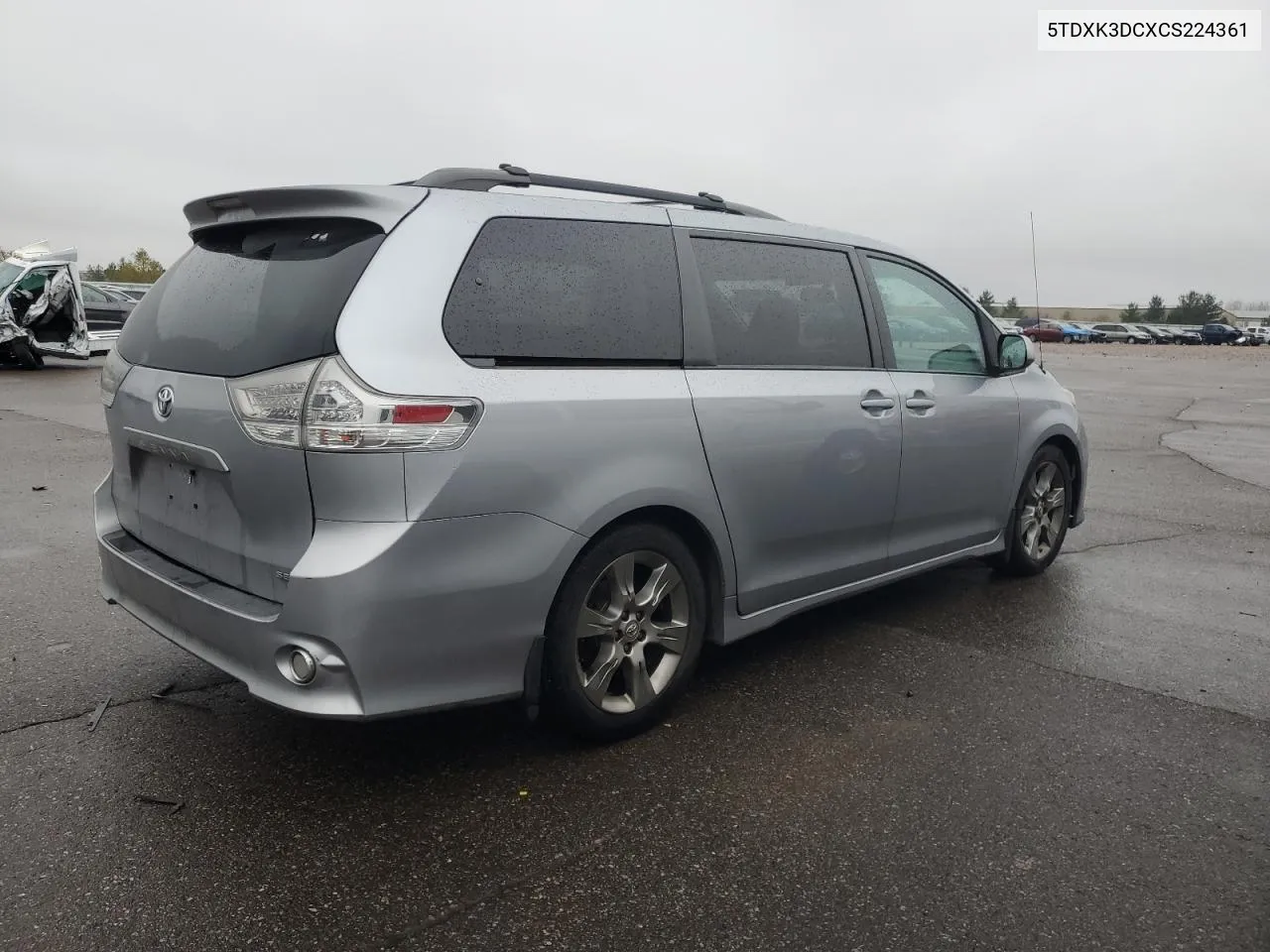 2012 Toyota Sienna Sport VIN: 5TDXK3DCXCS224361 Lot: 79044384