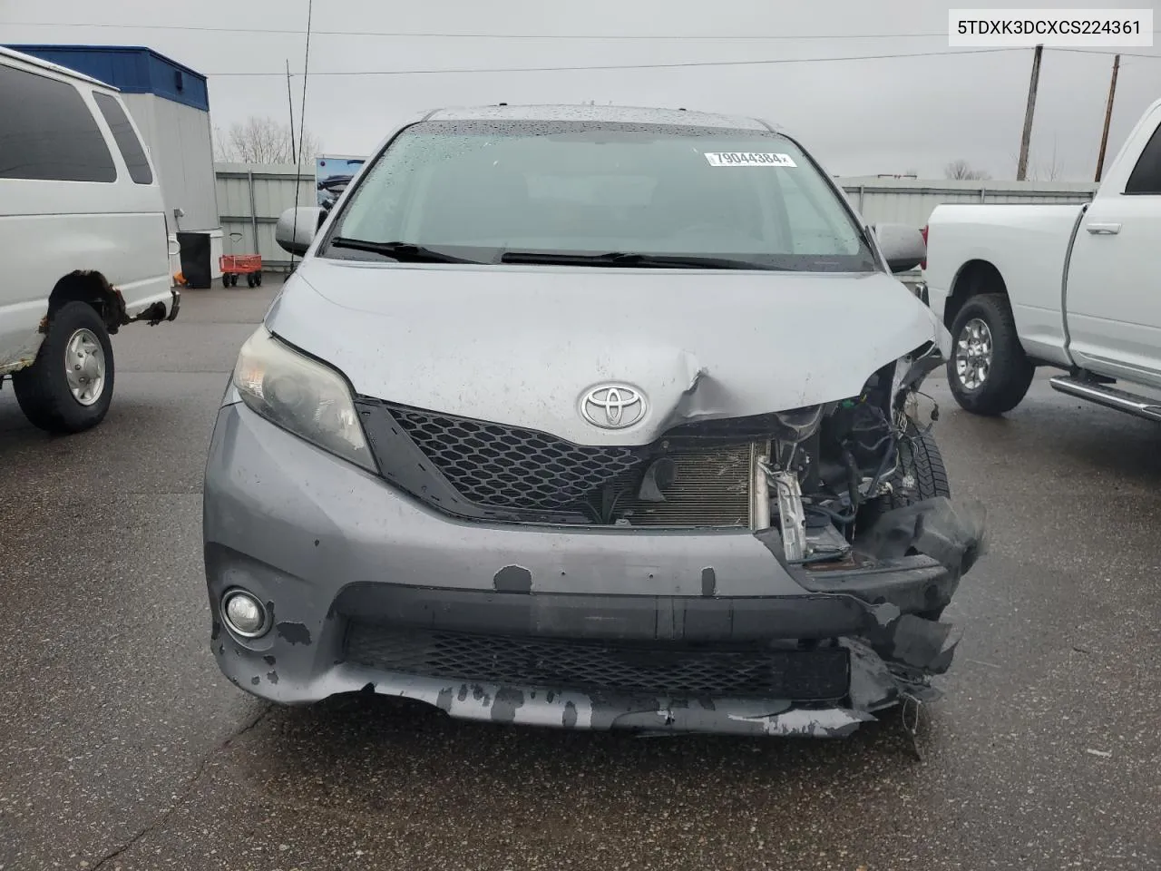 2012 Toyota Sienna Sport VIN: 5TDXK3DCXCS224361 Lot: 79044384