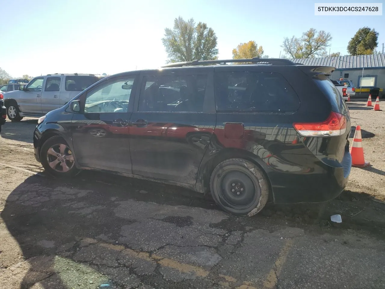 2012 Toyota Sienna Le VIN: 5TDKK3DC4CS247628 Lot: 79175754