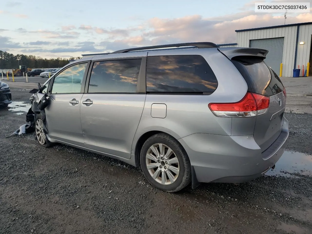 2012 Toyota Sienna Xle VIN: 5TDDK3DC7CS037436 Lot: 79178984