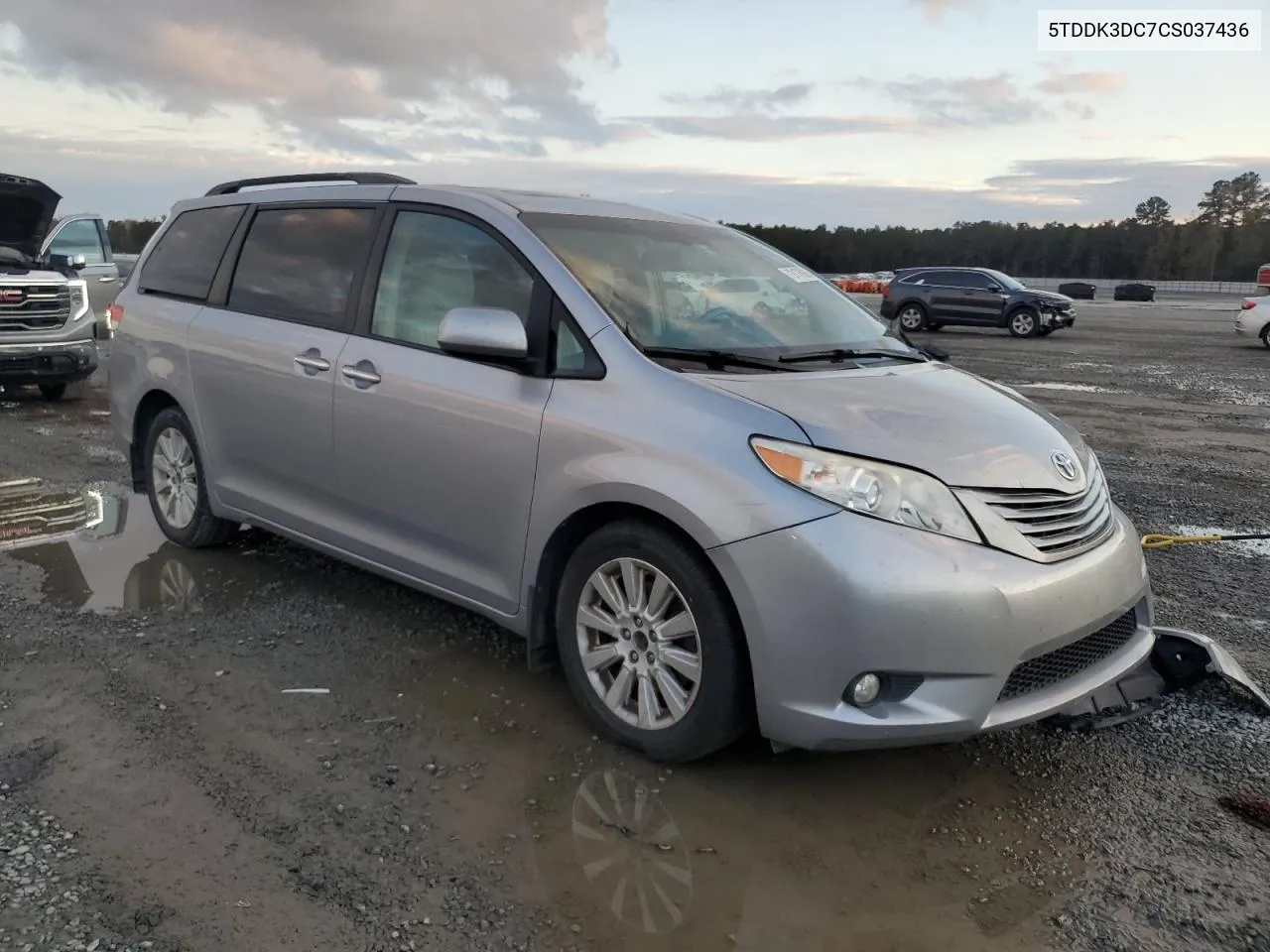 2012 Toyota Sienna Xle VIN: 5TDDK3DC7CS037436 Lot: 79178984