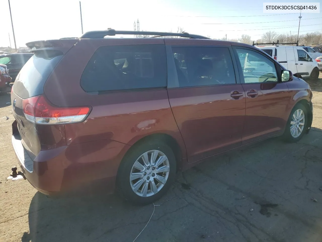 2012 Toyota Sienna Xle VIN: 5TDDK3DC5CS041436 Lot: 79617954