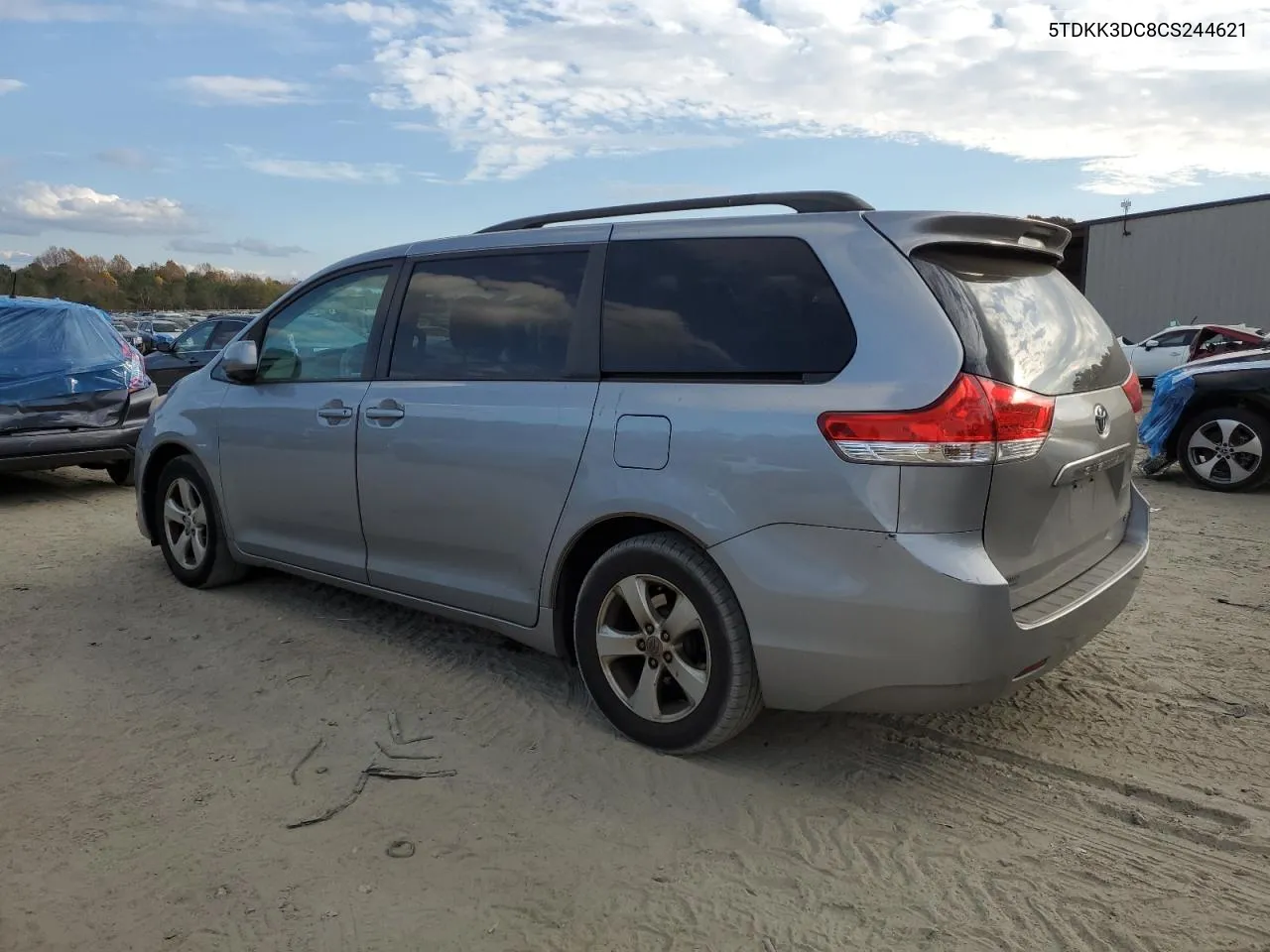 2012 Toyota Sienna Le VIN: 5TDKK3DC8CS244621 Lot: 79795074