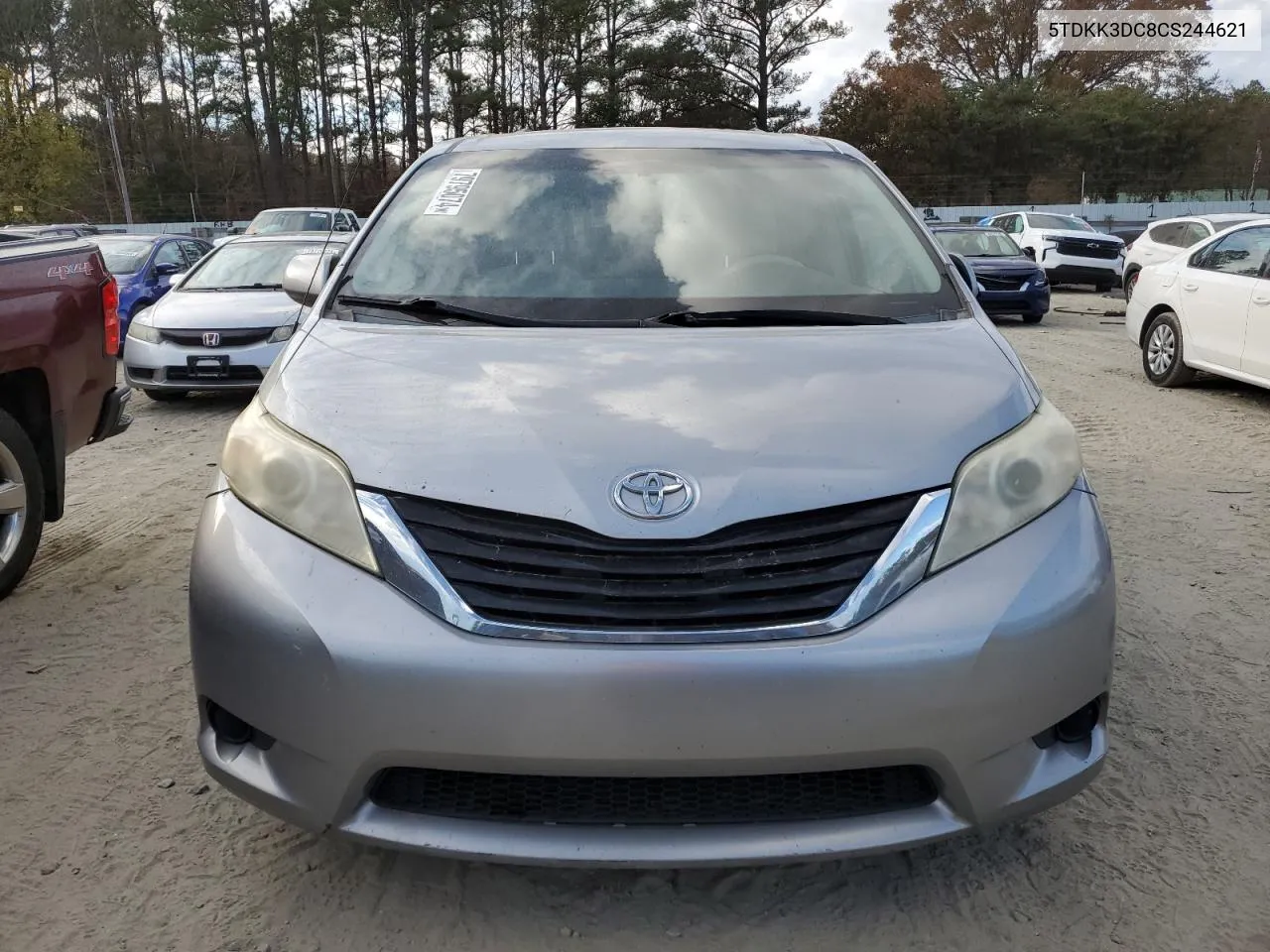 2012 Toyota Sienna Le VIN: 5TDKK3DC8CS244621 Lot: 79795074