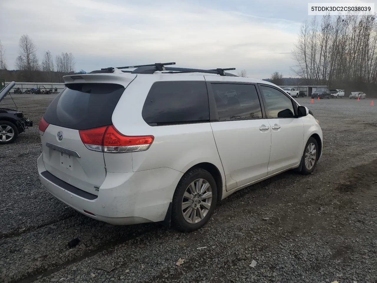 2012 Toyota Sienna Xle VIN: 5TDDK3DC2CS038039 Lot: 79874004