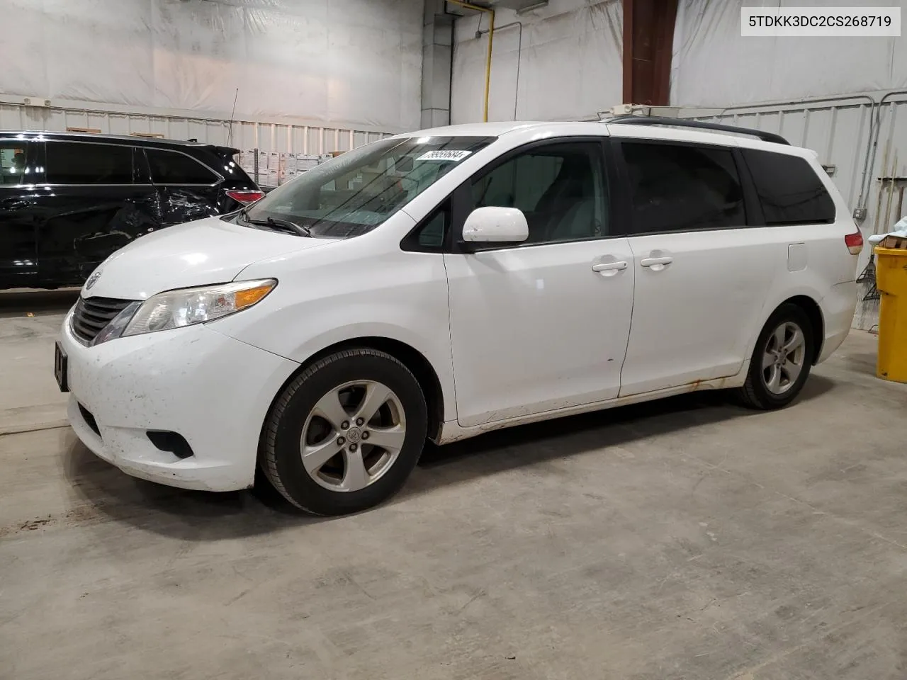 2012 Toyota Sienna Le VIN: 5TDKK3DC2CS268719 Lot: 79959684