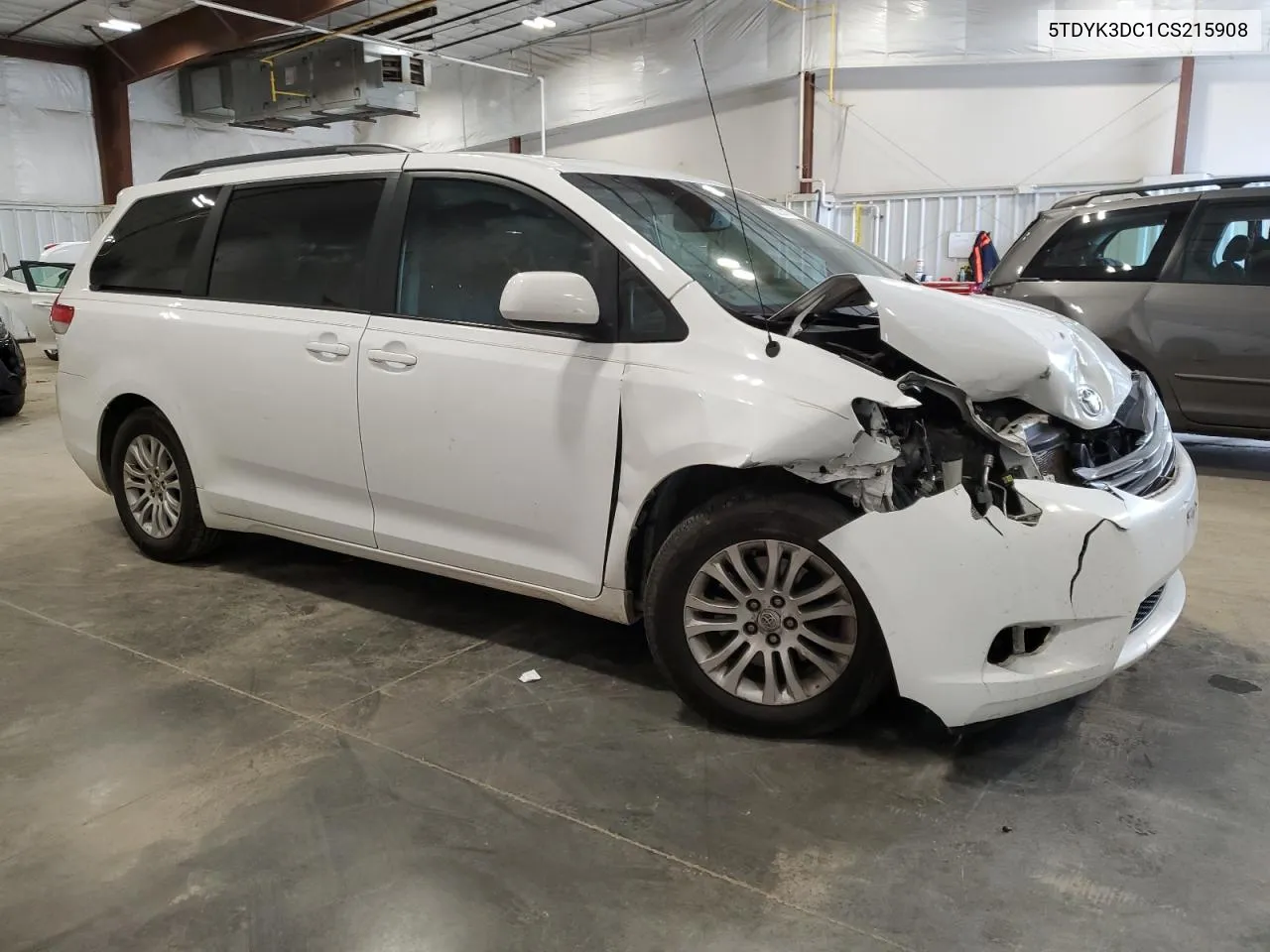 2012 Toyota Sienna Xle VIN: 5TDYK3DC1CS215908 Lot: 80283174