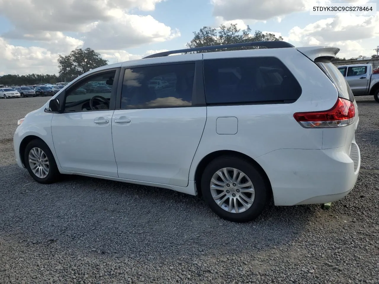 2012 Toyota Sienna Xle VIN: 5TDYK3DC9CS278464 Lot: 80344584