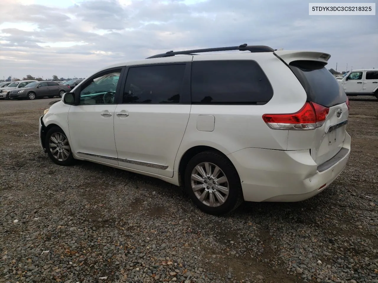 2012 Toyota Sienna Xle VIN: 5TDYK3DC3CS218325 Lot: 80588314