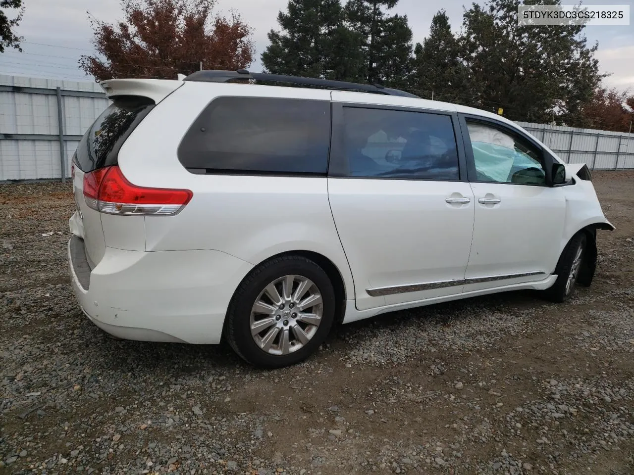 2012 Toyota Sienna Xle VIN: 5TDYK3DC3CS218325 Lot: 80588314