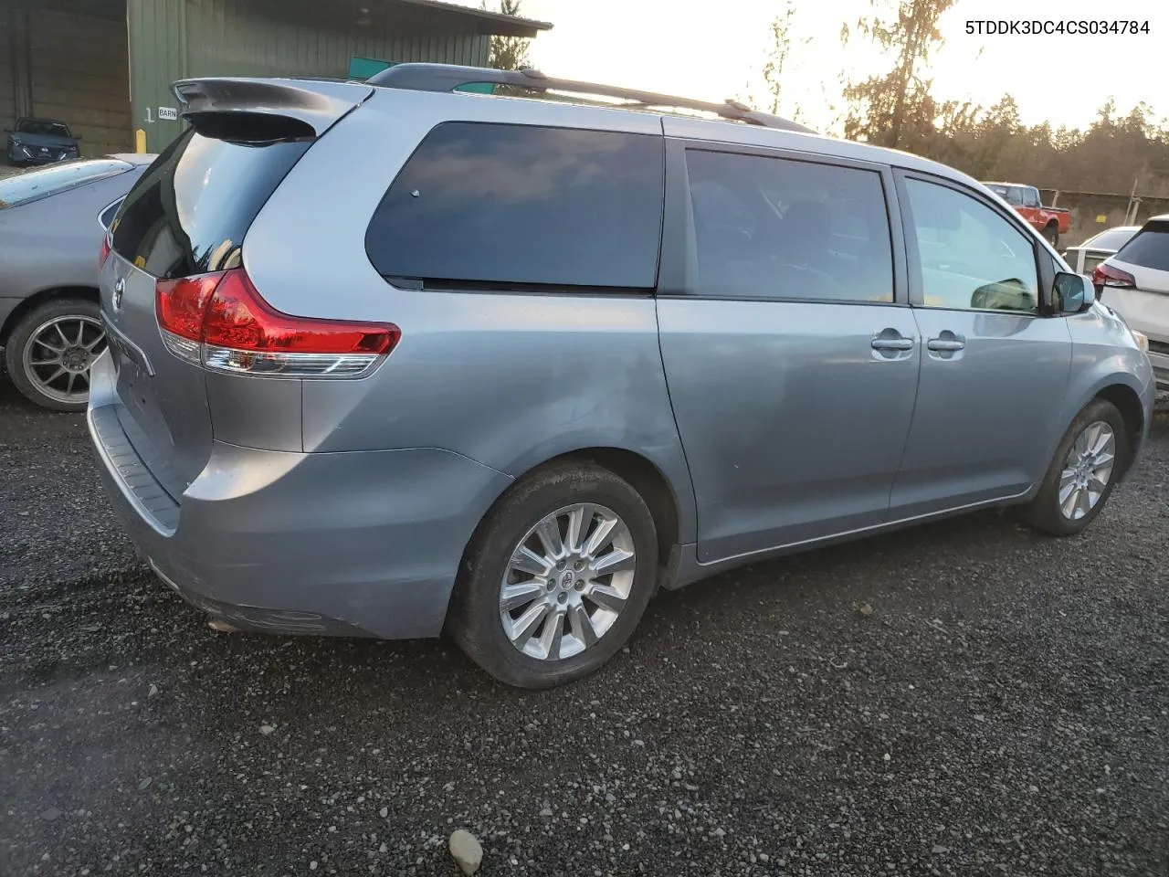 2012 Toyota Sienna Xle VIN: 5TDDK3DC4CS034784 Lot: 81004144