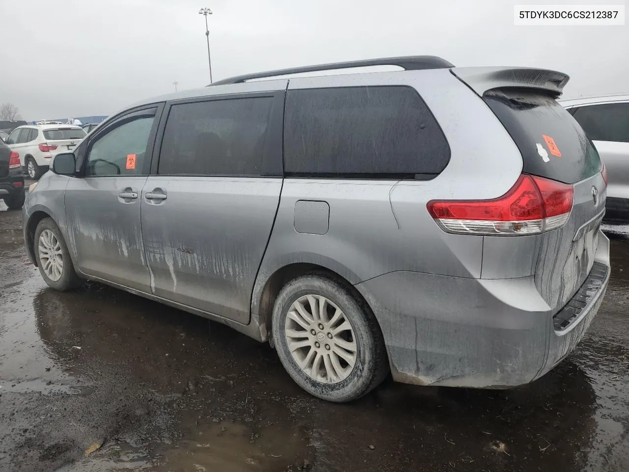 2012 Toyota Sienna Xle VIN: 5TDYK3DC6CS212387 Lot: 81650514