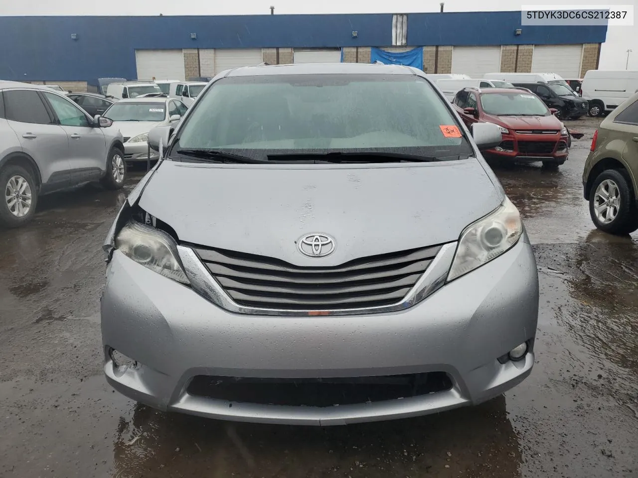 2012 Toyota Sienna Xle VIN: 5TDYK3DC6CS212387 Lot: 81650514