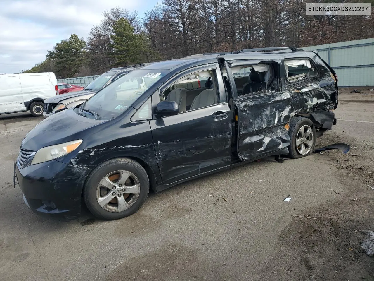 2013 Toyota Sienna Le VIN: 5TDKK3DCXDS292297 Lot: 43593354