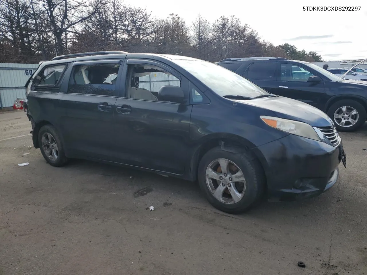 2013 Toyota Sienna Le VIN: 5TDKK3DCXDS292297 Lot: 43593354