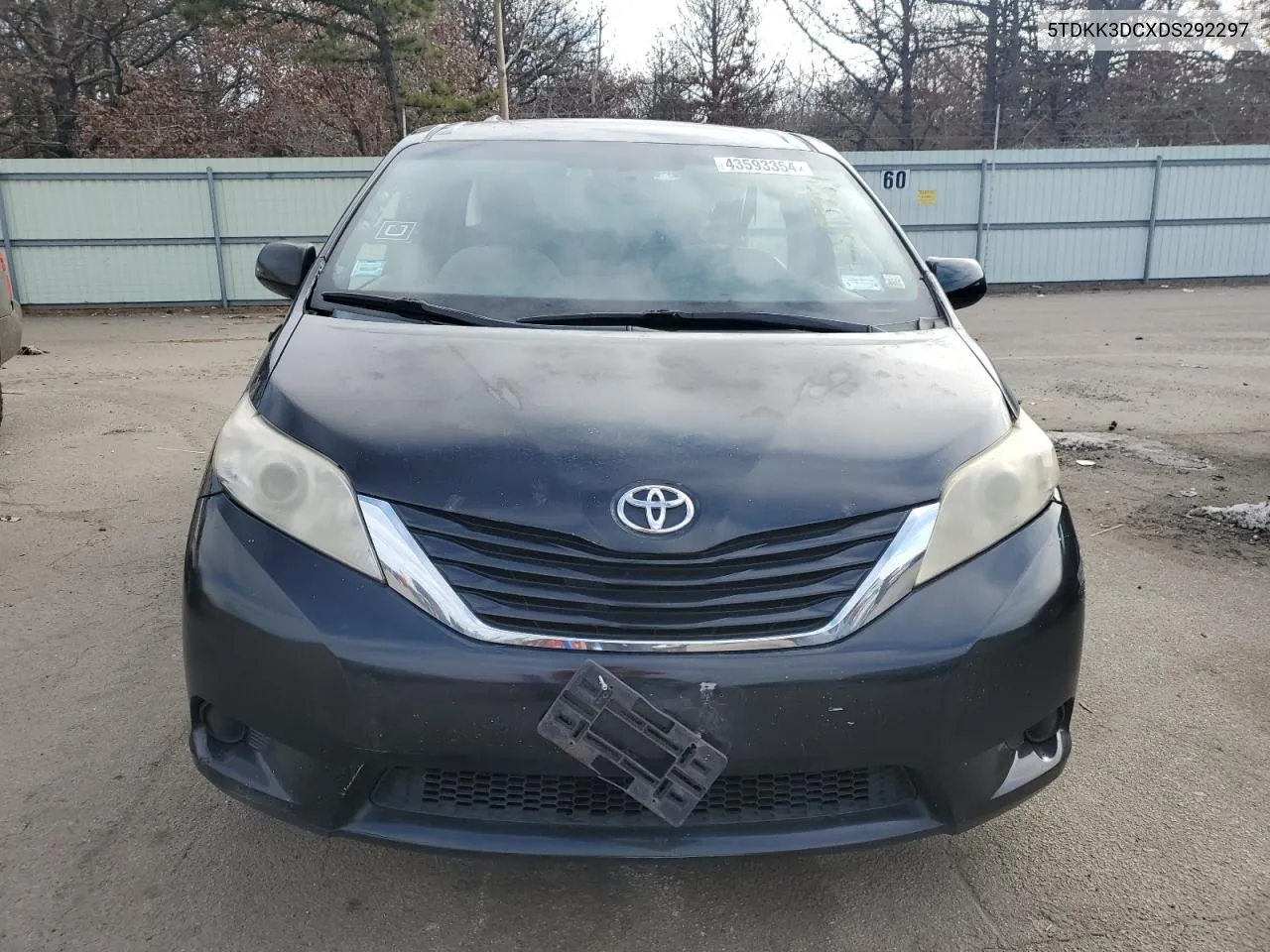 2013 Toyota Sienna Le VIN: 5TDKK3DCXDS292297 Lot: 43593354