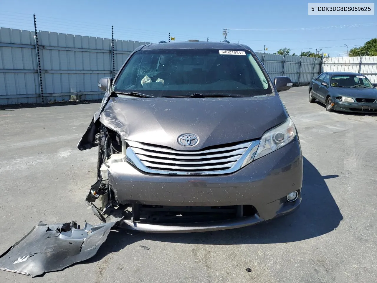 2013 Toyota Sienna Xle VIN: 5TDDK3DC8DS059625 Lot: 54021084