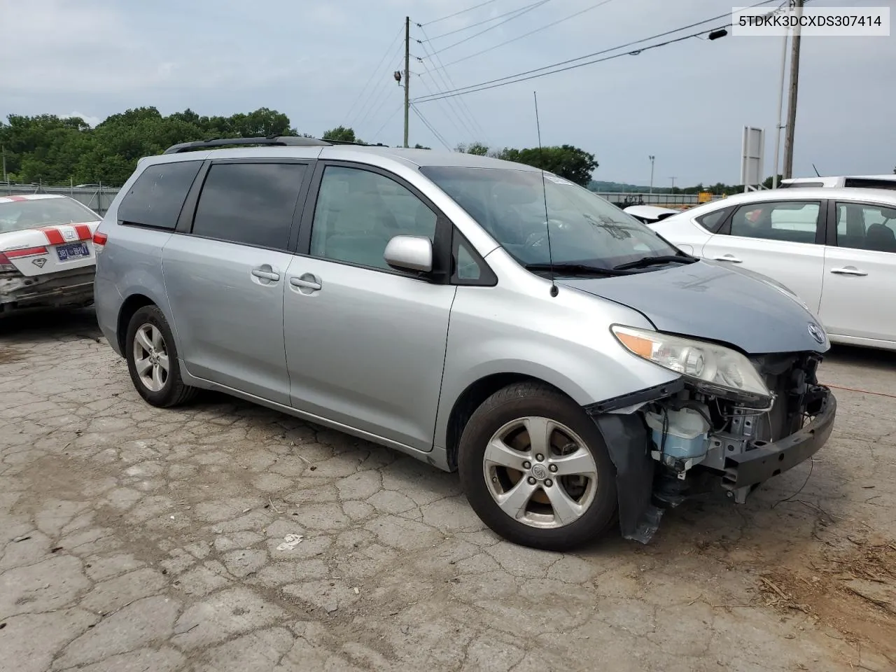 5TDKK3DCXDS307414 2013 Toyota Sienna Le