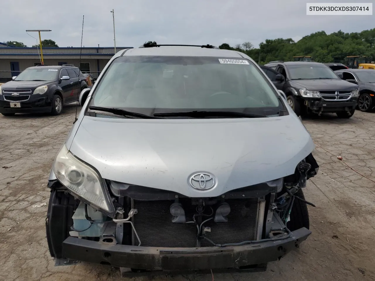 2013 Toyota Sienna Le VIN: 5TDKK3DCXDS307414 Lot: 59405054