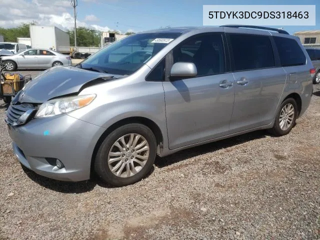 2013 Toyota Sienna Xle VIN: 5TDYK3DC9DS318463 Lot: 61393634