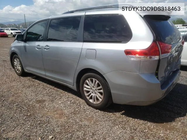 2013 Toyota Sienna Xle VIN: 5TDYK3DC9DS318463 Lot: 61393634