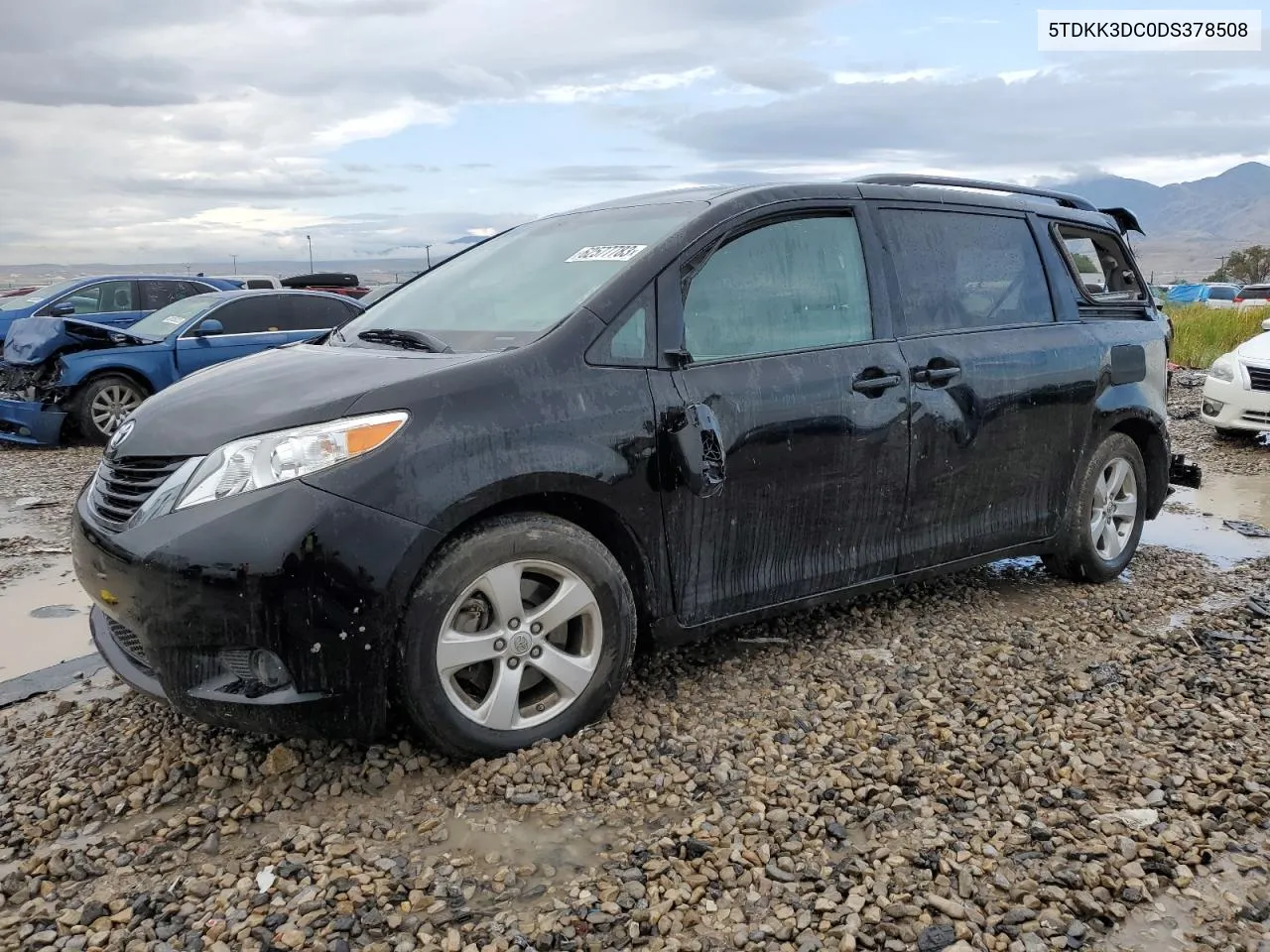 2013 Toyota Sienna Le VIN: 5TDKK3DC0DS378508 Lot: 62577783