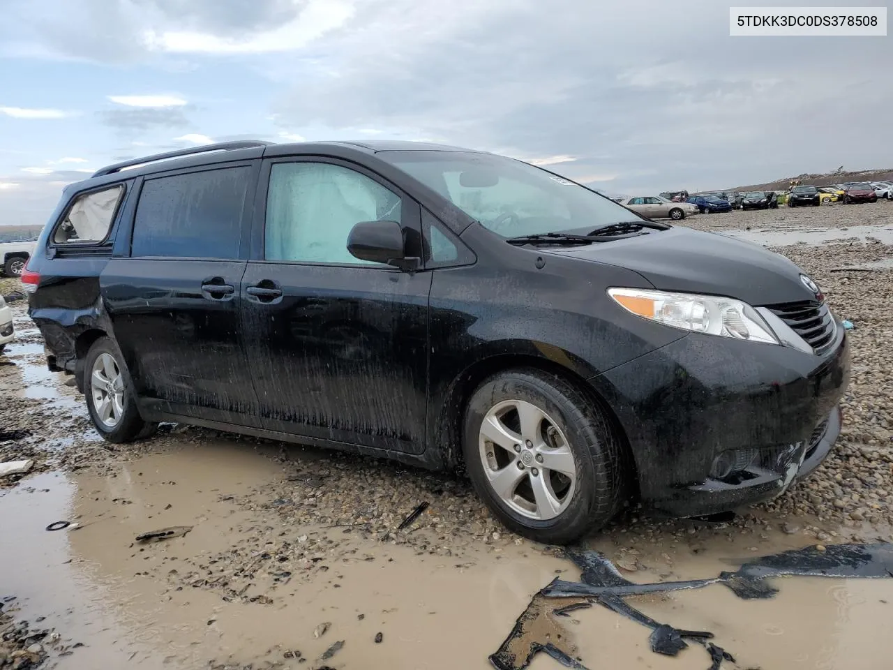 2013 Toyota Sienna Le VIN: 5TDKK3DC0DS378508 Lot: 62577783