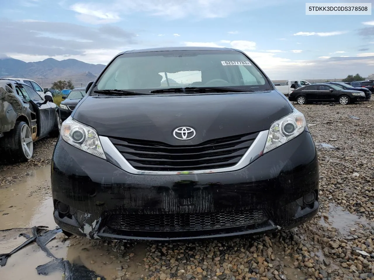 2013 Toyota Sienna Le VIN: 5TDKK3DC0DS378508 Lot: 62577783