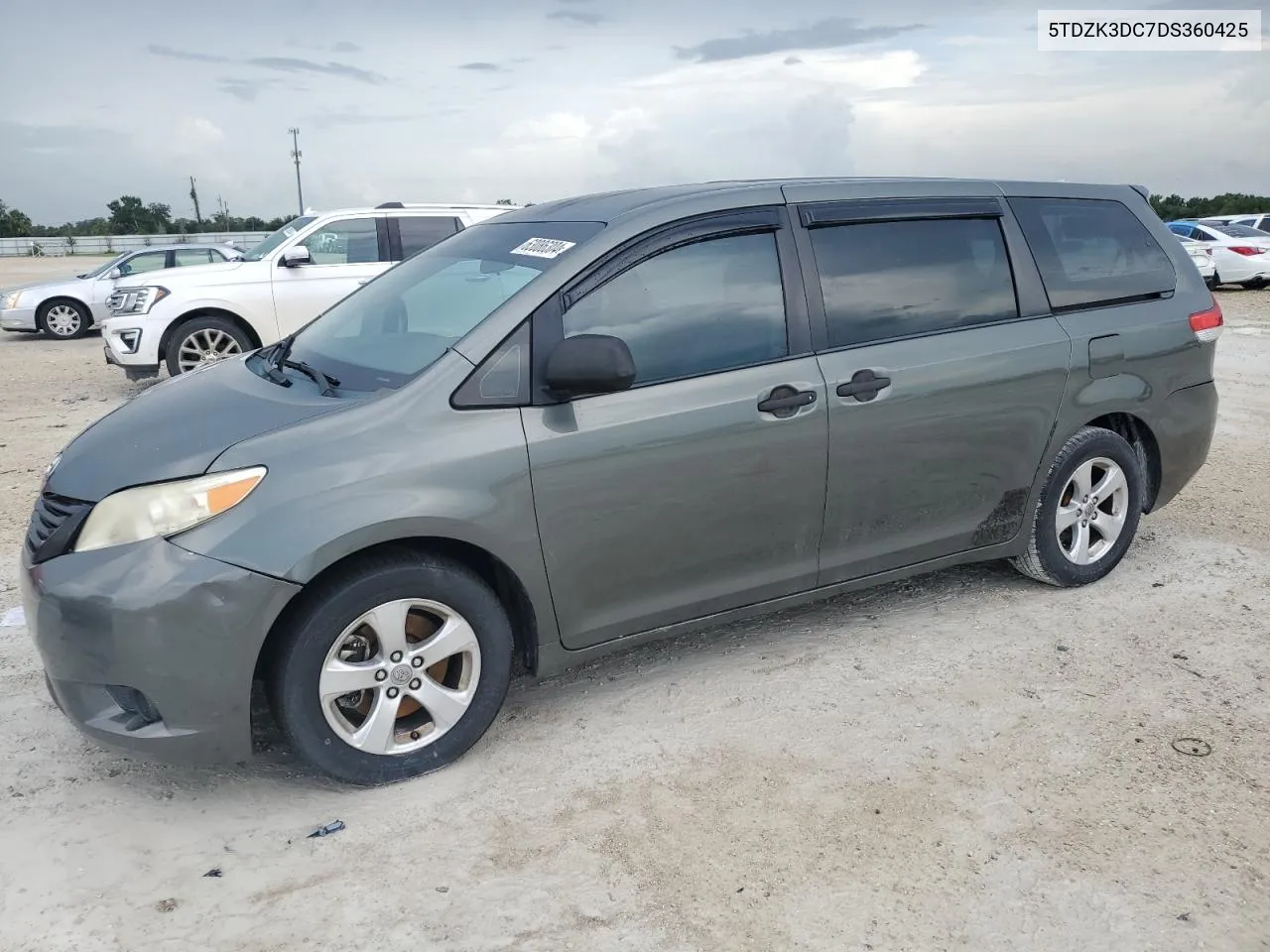 2013 Toyota Sienna VIN: 5TDZK3DC7DS360425 Lot: 63086304