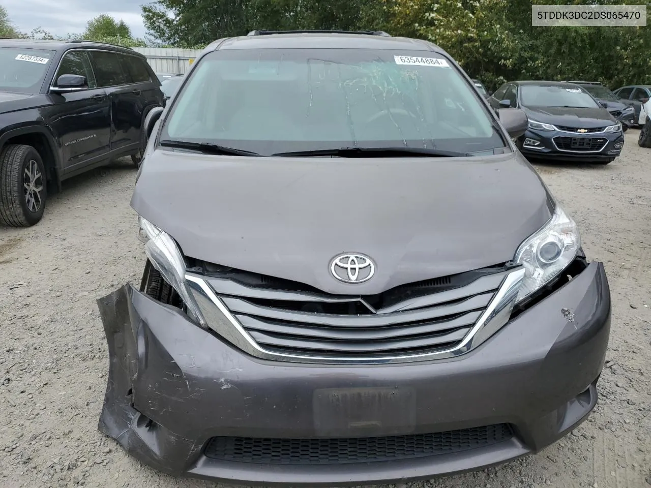 2013 Toyota Sienna Xle VIN: 5TDDK3DC2DS065470 Lot: 63544884