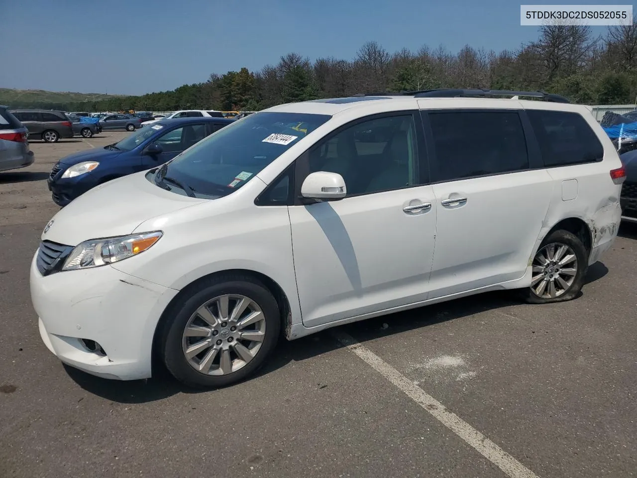 2013 Toyota Sienna Xle VIN: 5TDDK3DC2DS052055 Lot: 63641444