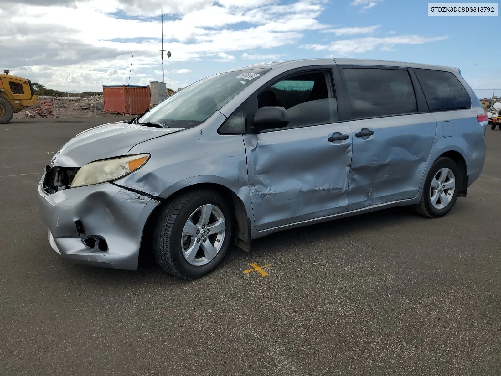 5TDZK3DC8DS313792 2013 Toyota Sienna