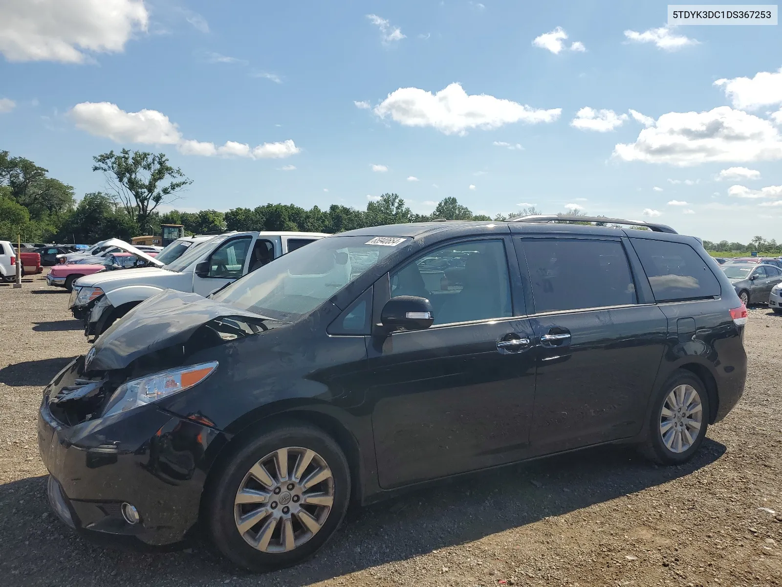 2013 Toyota Sienna Xle VIN: 5TDYK3DC1DS367253 Lot: 65940654