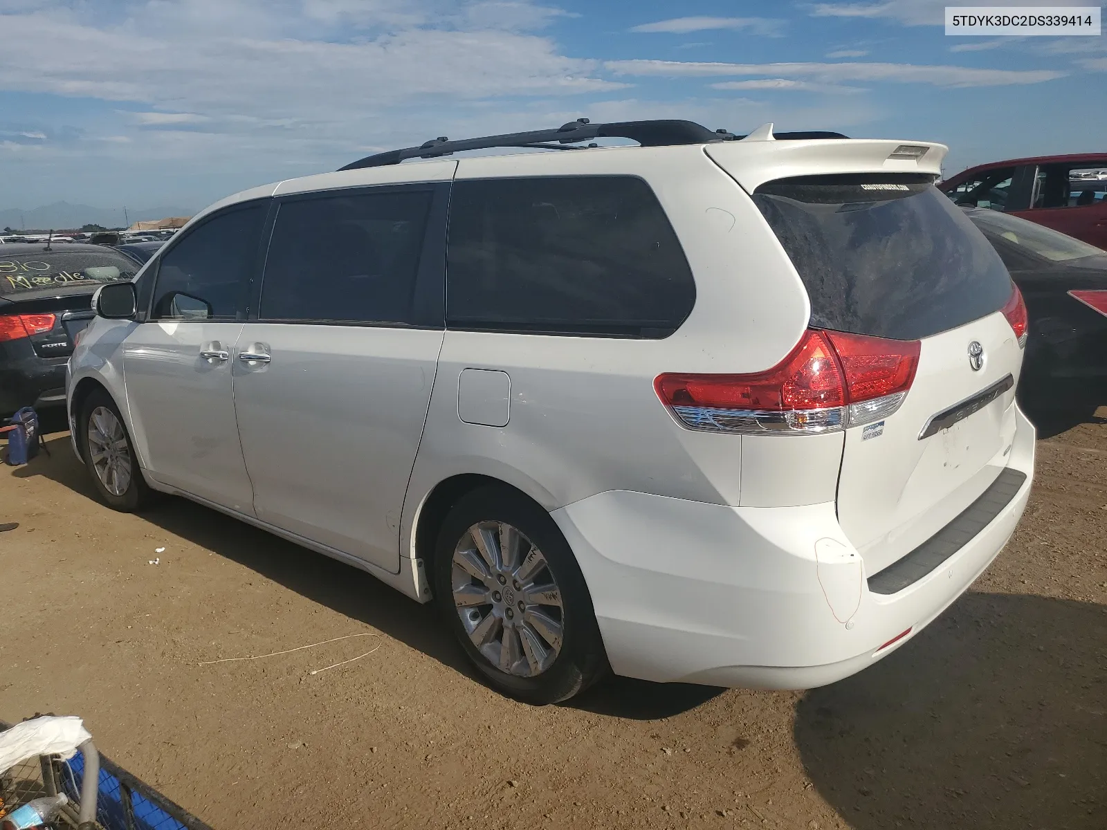 2013 Toyota Sienna Xle VIN: 5TDYK3DC2DS339414 Lot: 66129334