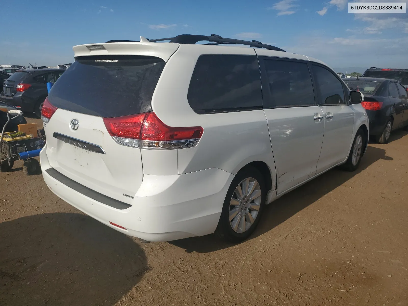 5TDYK3DC2DS339414 2013 Toyota Sienna Xle