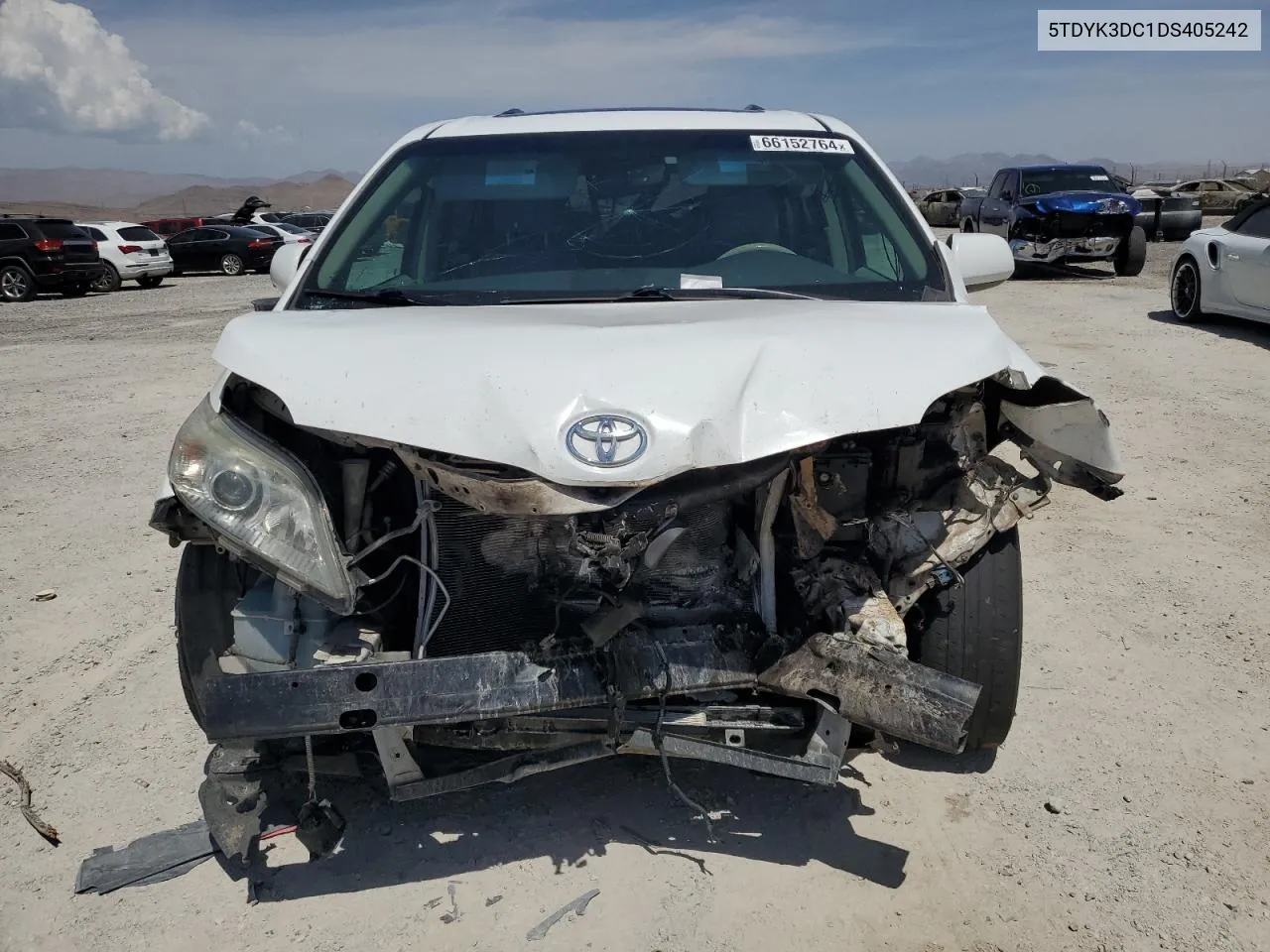 2013 Toyota Sienna Xle VIN: 5TDYK3DC1DS405242 Lot: 66152764