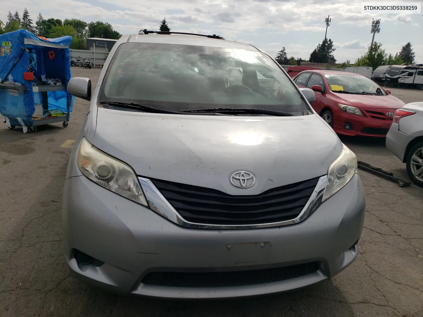 2013 Toyota Sienna Le VIN: 5TDKK3DC3DS338259 Lot: 67511394