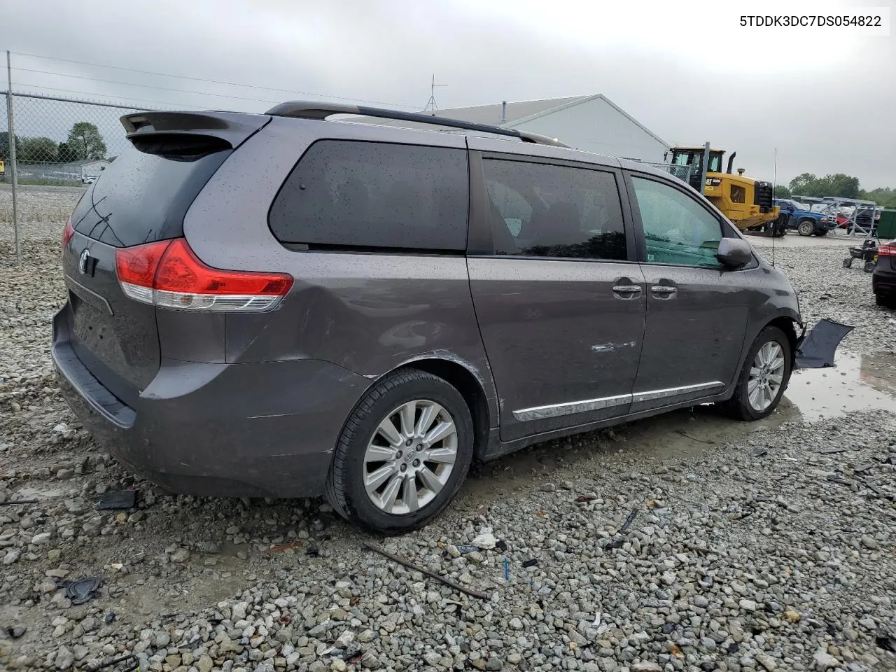 2013 Toyota Sienna Xle VIN: 5TDDK3DC7DS054822 Lot: 67548284