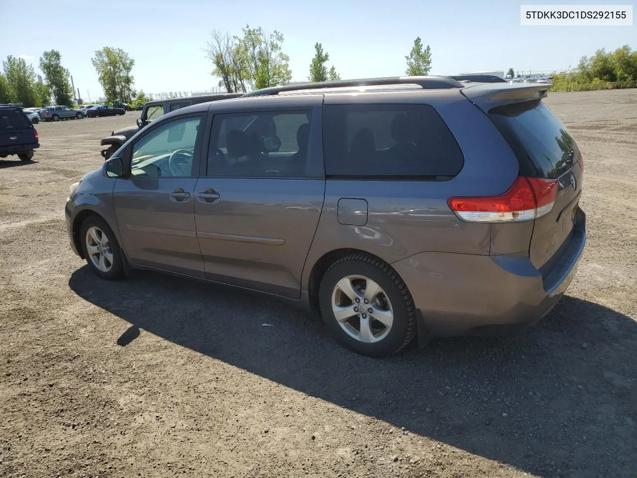 2013 Toyota Sienna Le VIN: 5TDKK3DC1DS292155 Lot: 68726614